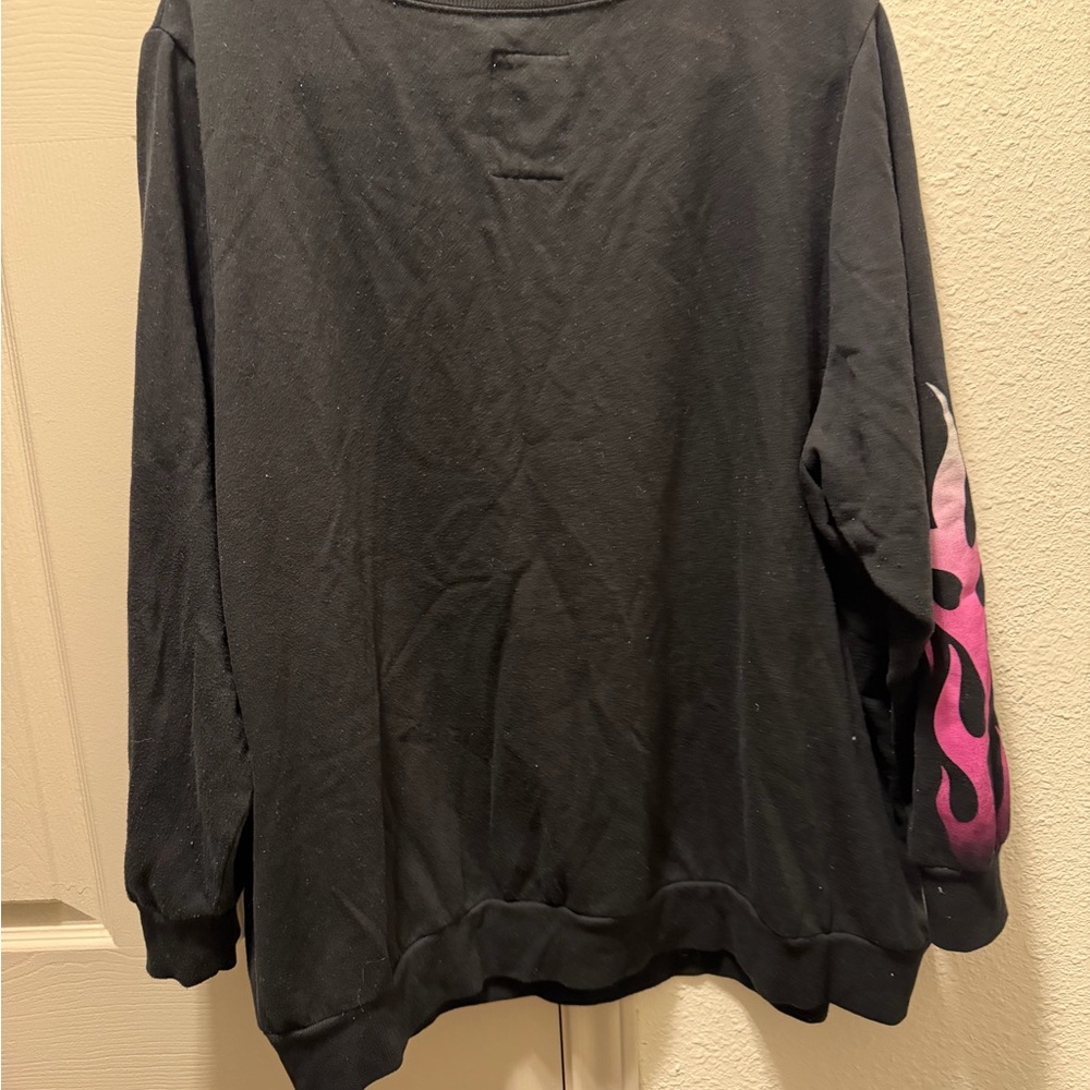 Torrid Kuromi Flames Sweatshirt Top Sanrio My Melody - Picture 5 of 5